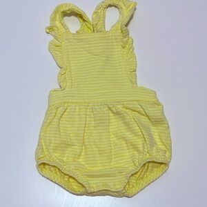 Cat & Jack Yellow Striped One Piece